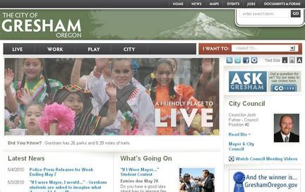 city of gresham website.